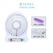 [HB Gift] Quạt cầm tay Senka - để bàn mini(giao màu ngẫu nhiên)